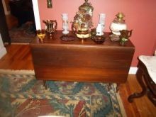 Drop Leaf Table in Oak, Victorian Period